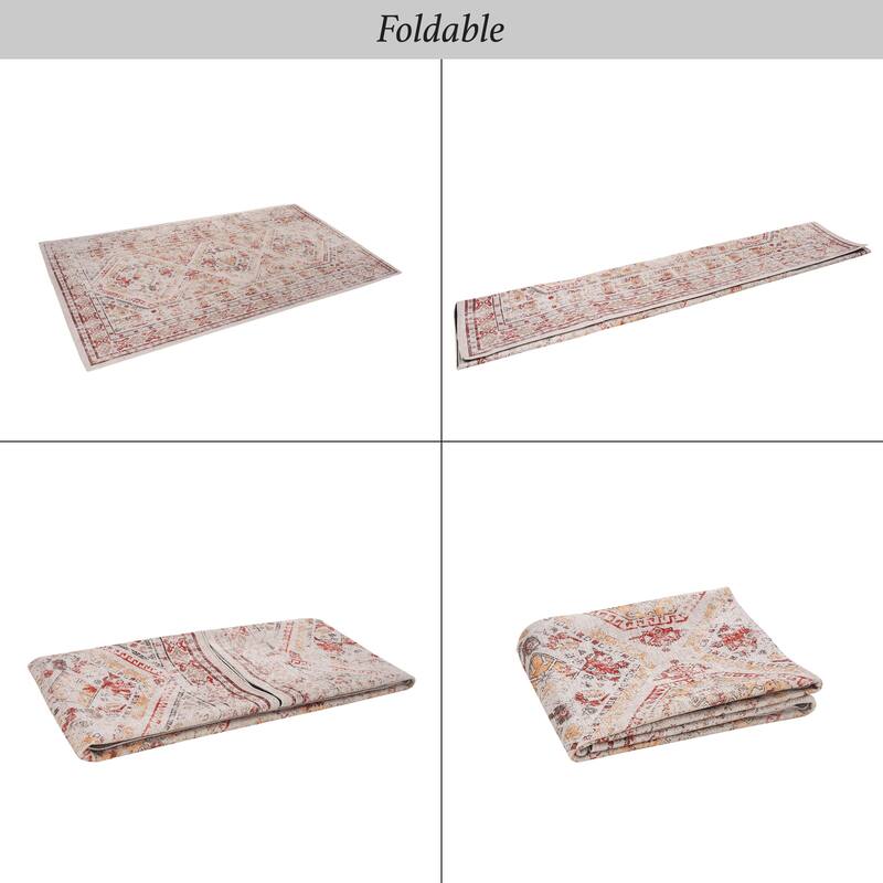 LOOM & LUXE Beige Area Rug