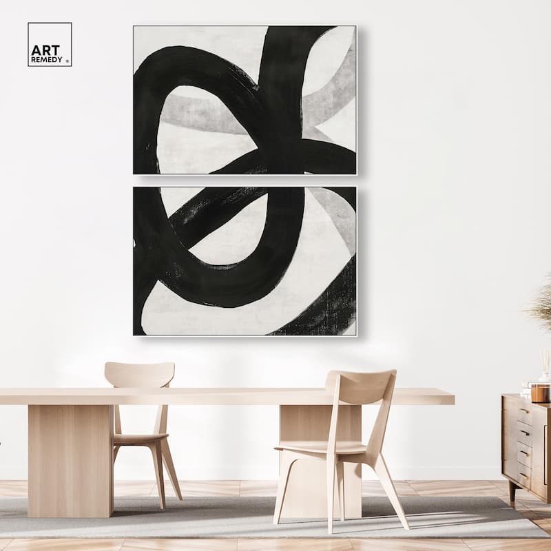 Infinite Loop I Canvas Set of 2 by Art Remedy