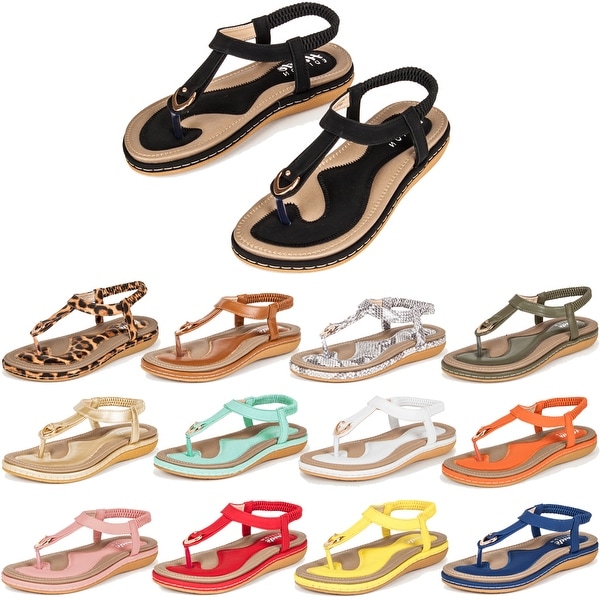 Haute Edition Women's Classic Bohemian Comfort Sandals. Opens flyout.