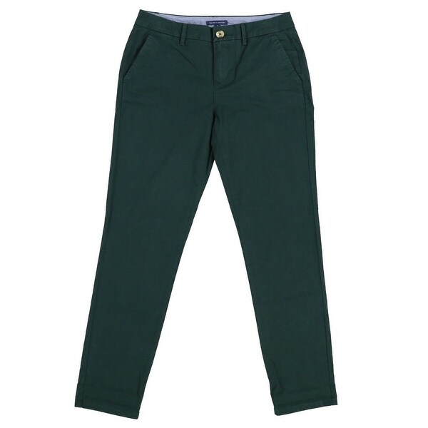 tommy hilfiger green chinos