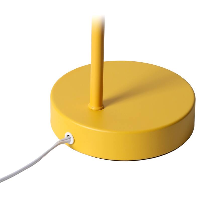 Looped Neck Desk Lamp with Adjustable Cone Shade - 16" - Yellow