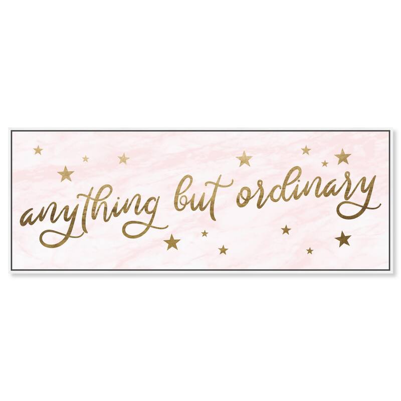 Ordinary Gold Panoramic Canvas by Art Remedy - White - 54" x 20"