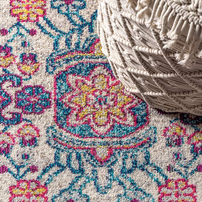 JONATHAN Y Boho FLAIR Medallion Area Rug