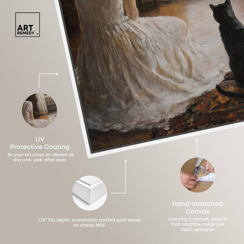 Her Faithful Companion Canvas by Art Remedy