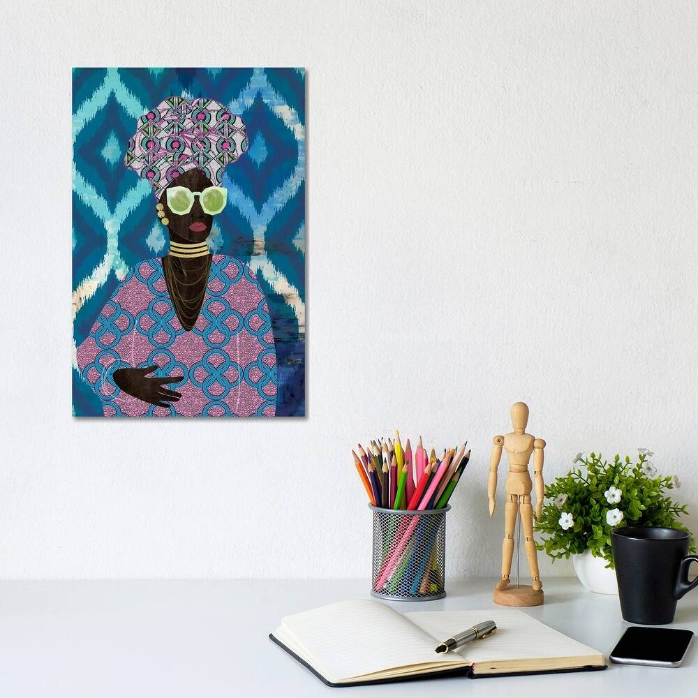 iCanvas "Modern Turban Queen I" by Nikki Chu Canvas Print