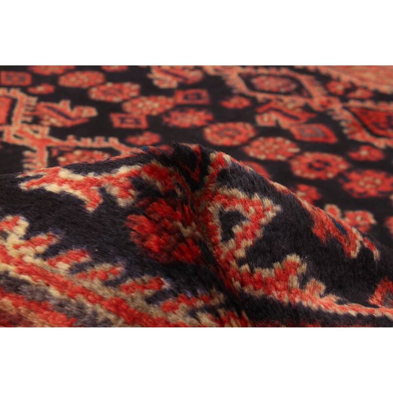 ECARPETGALLERY Hand-knotted Andelz Navy Wool Rug - 4'6 x 7'1