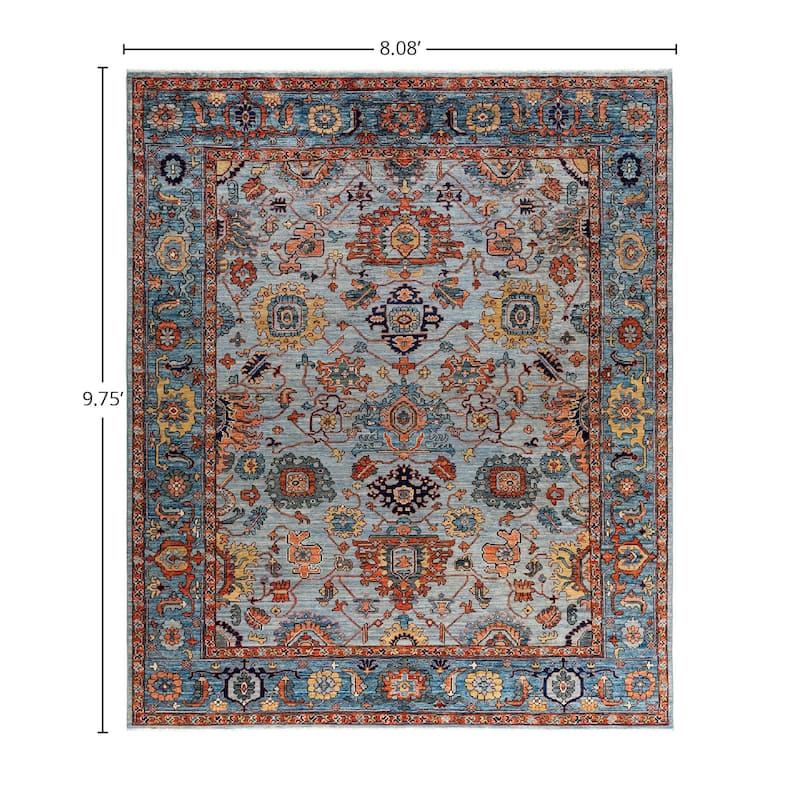 Serapi, One-of-a-Kind Hand-Knotted Area Rug - 8' 1" x 9' 9"