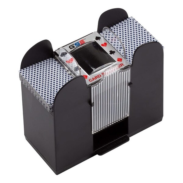 GSE™ 6-Deck Casino Automatic Card Shuffler. Battery-Operated
