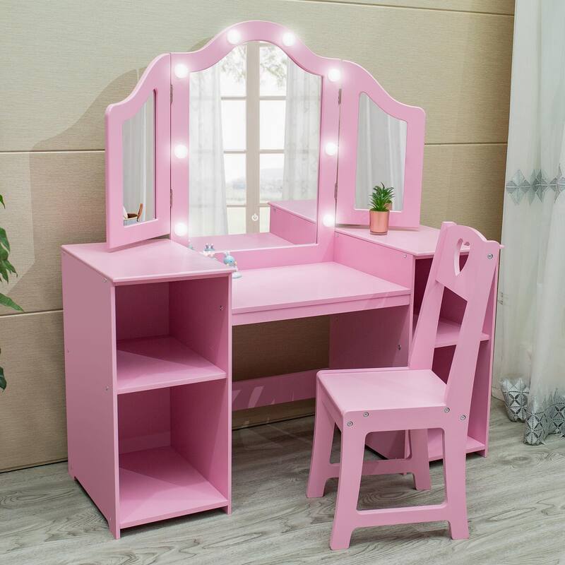 Kids Vanity Table - Pink