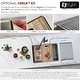 preview thumbnail 37 of 42, Dual-Mount Stainless Steel Workstation Kitchen Sink built in Accessories