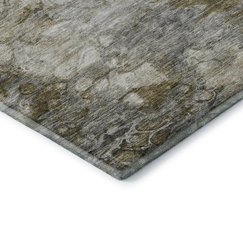 Premium Washable Super Soft Contemporary Ripples Mayfield Rug
