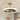 24" Modern Gold 3-blade Fandelier Bladeless Ceiling Fan with Light and Remote