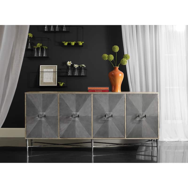 Hooker Furniture Zola 86" Wide Contemporary Credenza Sideboard/Buffet