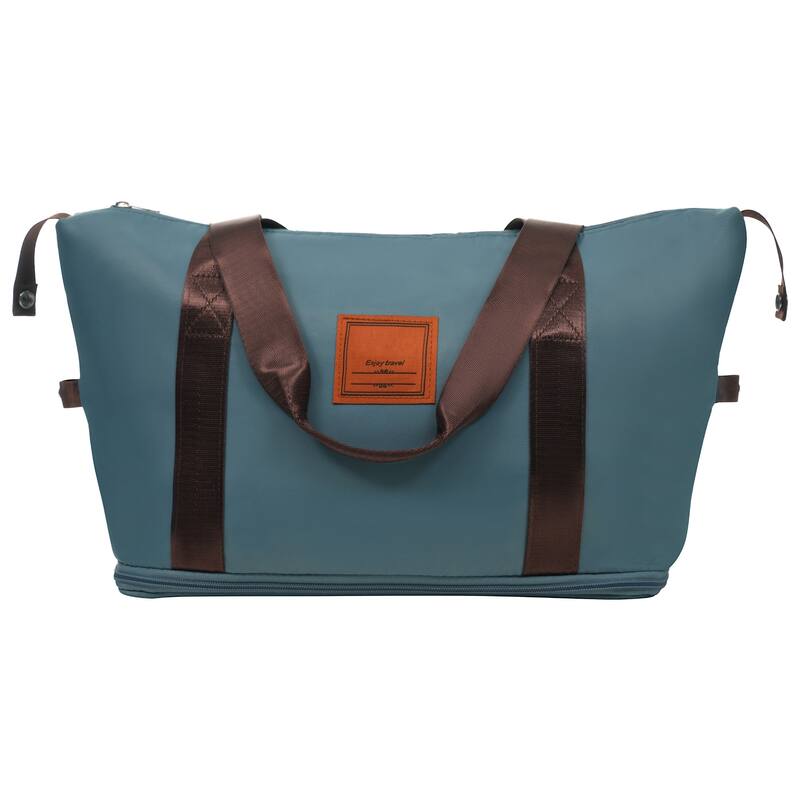 3 Piece Carry on Luggage Set, ABS Hardshell Lightweight Durable Suitcase with Wheels and Duffel Bag & Toiletry Bag, for Travel