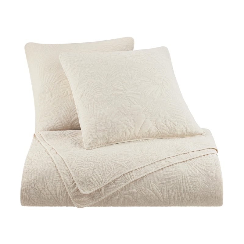 Southern Tide Matthew's Bluff Quilt - Twin - Ivory