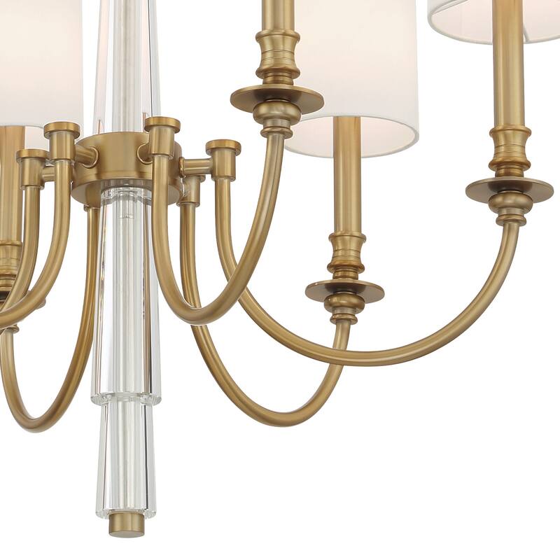 Crystorama Lighting Group LLO-486 Lloyd 6 Light 26" Wide Crystal
