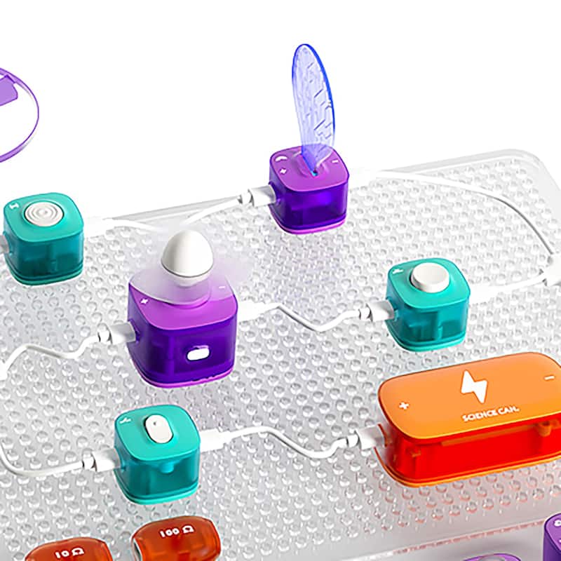 Hape: Science Can: Block Circuit Deluxe Kit - Age 3+
