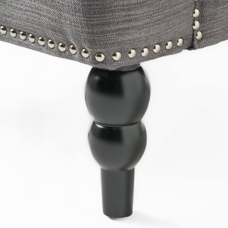 Malone Charcoal Grey Club Chair by Christopher Knight Home