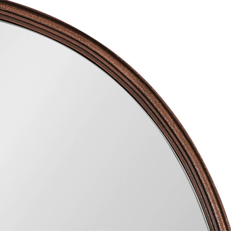 Kate and Laurel Caskill Round Framed Wall Mirror