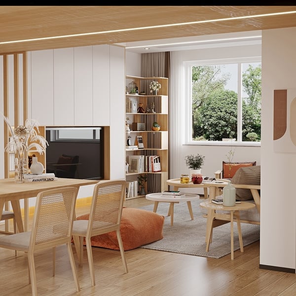 Bookshelf Unique Side Table and Bookcases Room Divider