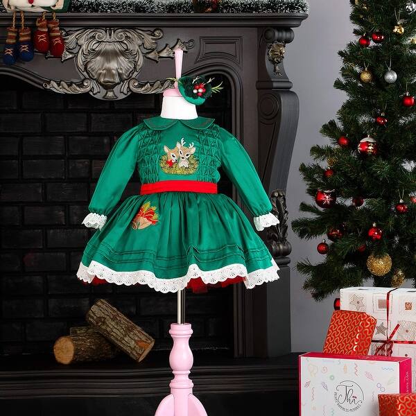 Merry Christmas Dress Collection 3 Piece Festive Ensemble for Girls - Bed  Bath & Beyond - 43477083
