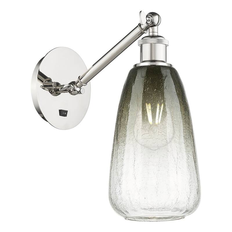 Innovations Lighting Endless Possibilities Ballston - Brookhaven Almond - 1 Light 6" Adjustable Sconce