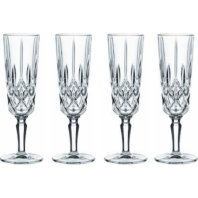 Nachtmann Noblesse Crystal Champagne Glass Set of 4
