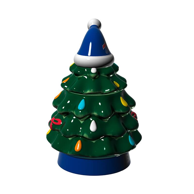 Buffalo Bills, 14 oz Ceramic Christmas Tree Cup Gift Set
