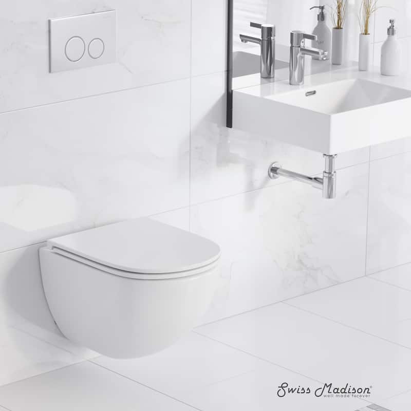 Swiss Madison St. Tropez Wall Hung Toilet Set