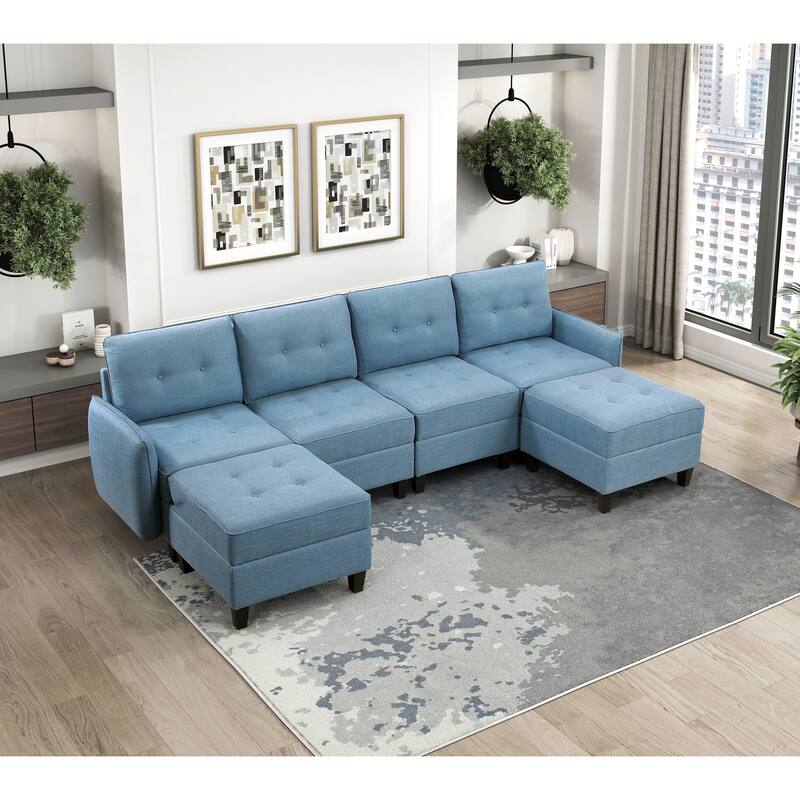 Living Room Furniture Storage Ottoman Comfortable choice, multiple functions, classic design