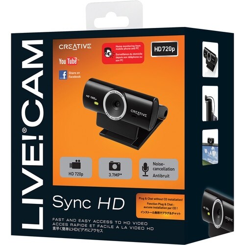 Shop Creative Live Cam Sync Hd 720p Webcam Overstock 17162611
