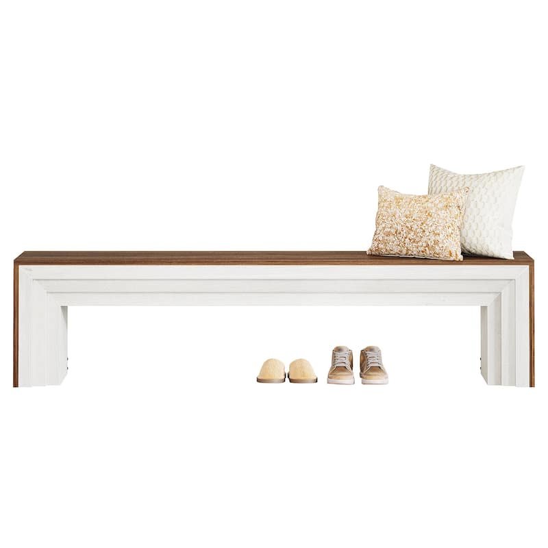 71" Extra Long Entryway Bench, Shoe Bench Seating for Hallway, End of Bed, Living Room, Sofa Back, Dining Room