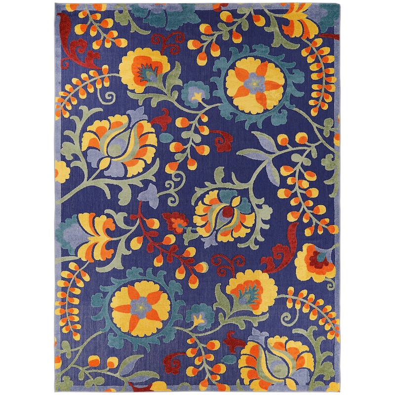Nourison Aloha Indoor/Outdoor Floral Area Rug