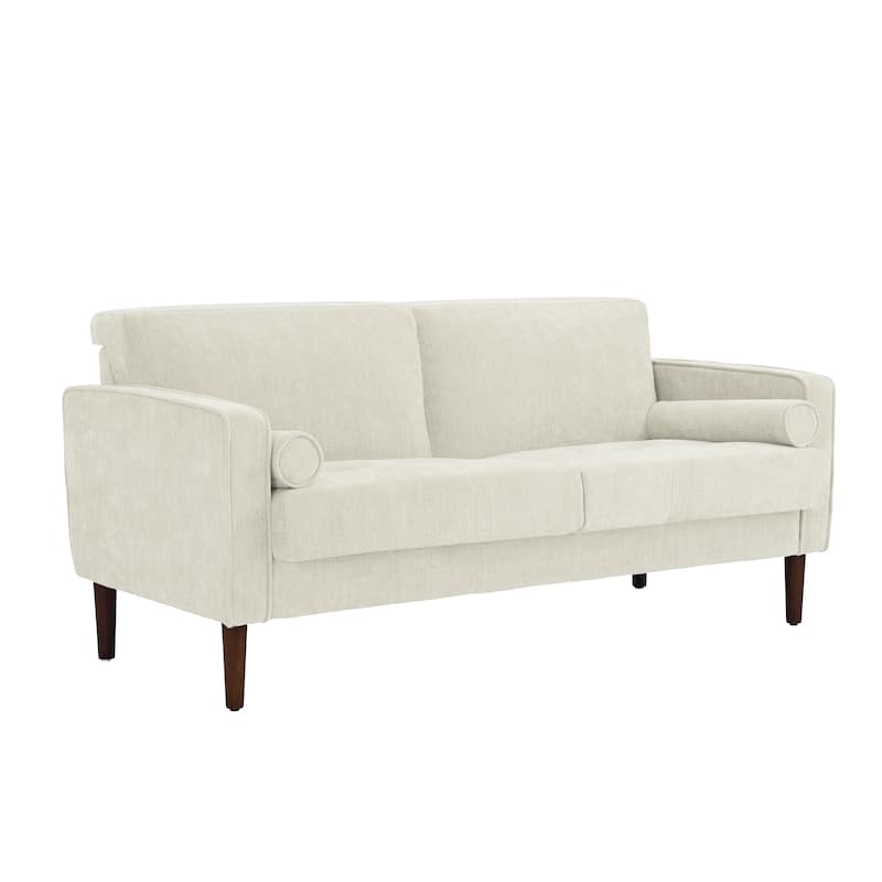62.5'' W Corduroy Couch Upholstered Square Arm Sofa
