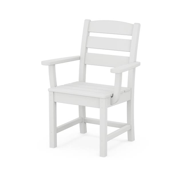 POLYWOOD Lakeside Dining Arm Chair - White