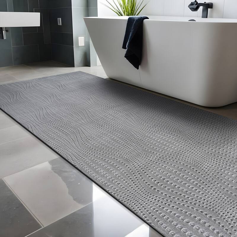 Beverly Rug Serenity Solid Modern Non Slip Soft Indoor Area Rug