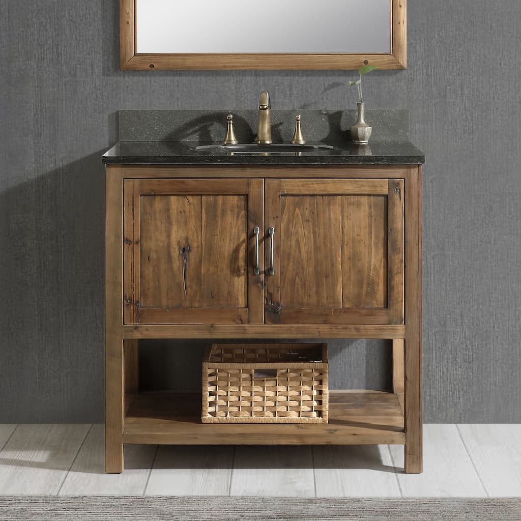 Austin 36" Vanity Base Only in Walnut