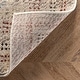 preview thumbnail 8 of 8, Brooklyn Rug Co Beige Vintage Tribal-inspired Geo Dot Border Area Rug