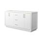 Option White / Satin Bronze Hardware