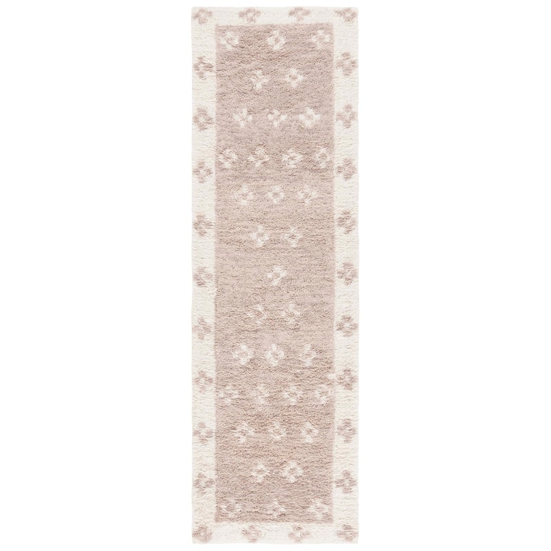 SAFAVIEH Handmade Vermont Ericka Transitional Wool Rug - 2'3" x 8' Runner - Beige/Ivory