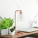 preview thumbnail 10 of 12, Lalia Home Modern Iron Desk Lamp with Glass Shade