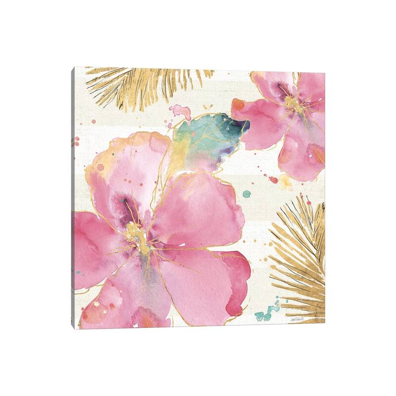 iCanvas "Flamingo Fever VIII" by Anne Tavoletti Canvas Print