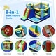 preview thumbnail 7 of 8, Costway Inflatable Bounce House 8-in-1 Kids Inflatable Slide Bouncer - See Details