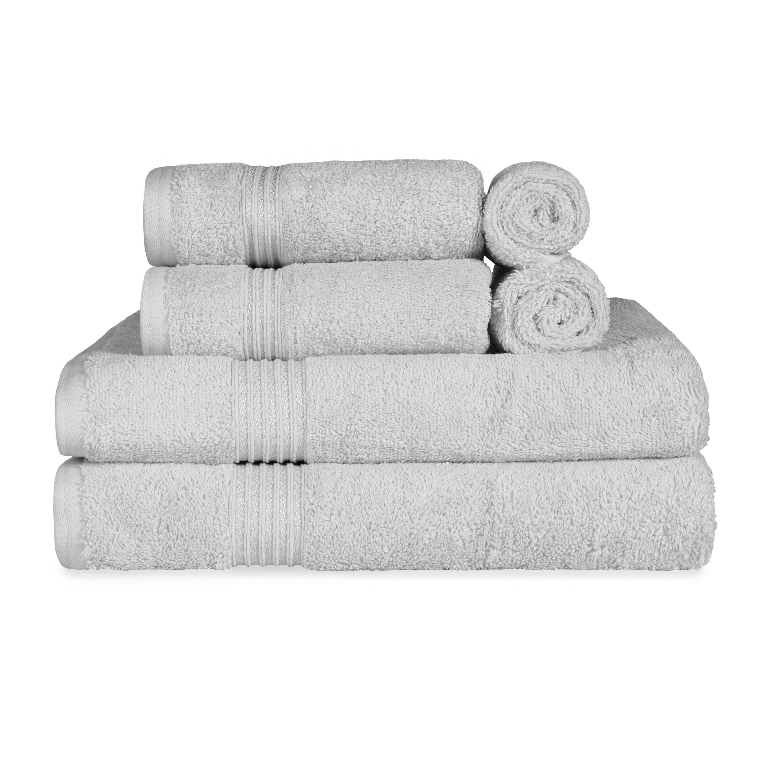 Superior Heritage Egyptian Cotton Absorbent 6-Piece Towel - Picture 52 of 70
