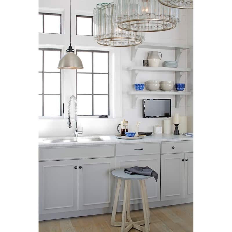 Currey & Company Bevilacqua Glass Pendant - 10"h x 13"dia