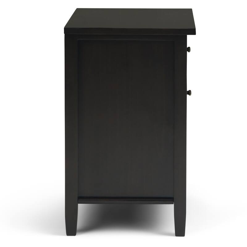 WYNDENHALL Norfolk 24 inch Wide Transitional Bedside Nightstand Table - 24 Inches wide