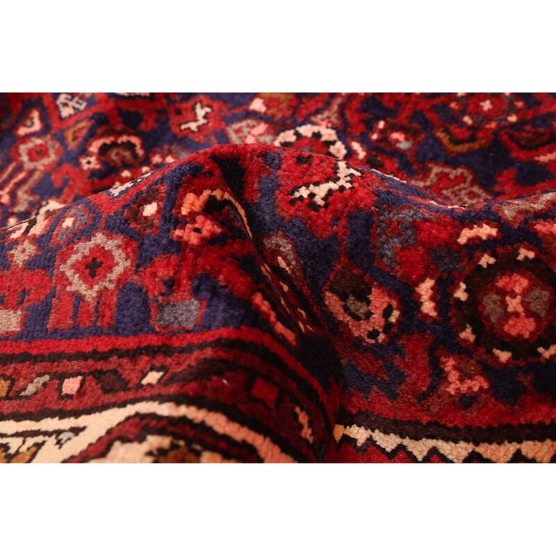 ECARPETGALLERY Hand-knotted Andelz Dark Navy Wool Rug - 3'8 x 10'4