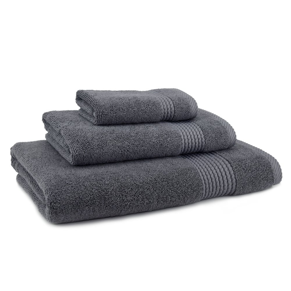 East'N Blue Lara Turkish Cotton Bath Towel Set (Set of 3) - (1 Bath Towel, 1 Hand Towel, 1 Washcloth)