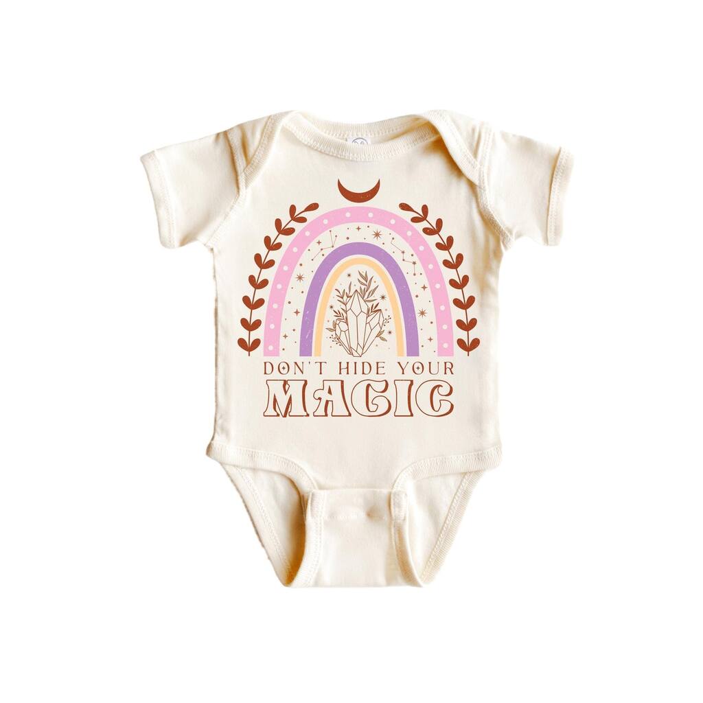 Magic Hide Celestial - Baby Boy Girl Clothes Infant Bodysuit Funny Cute Newborn