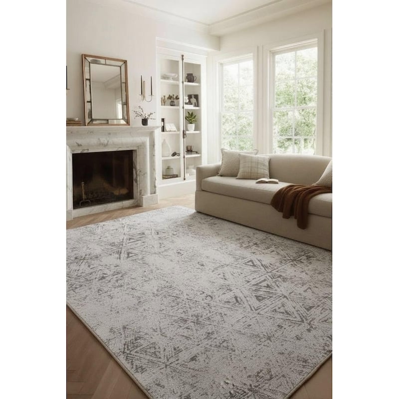 Rug Branch Cadence Abstract Indoor Area Rug, Brown Beige